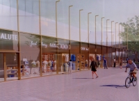 Nieuwe winkels tegenover busstation Rotterdam CS
